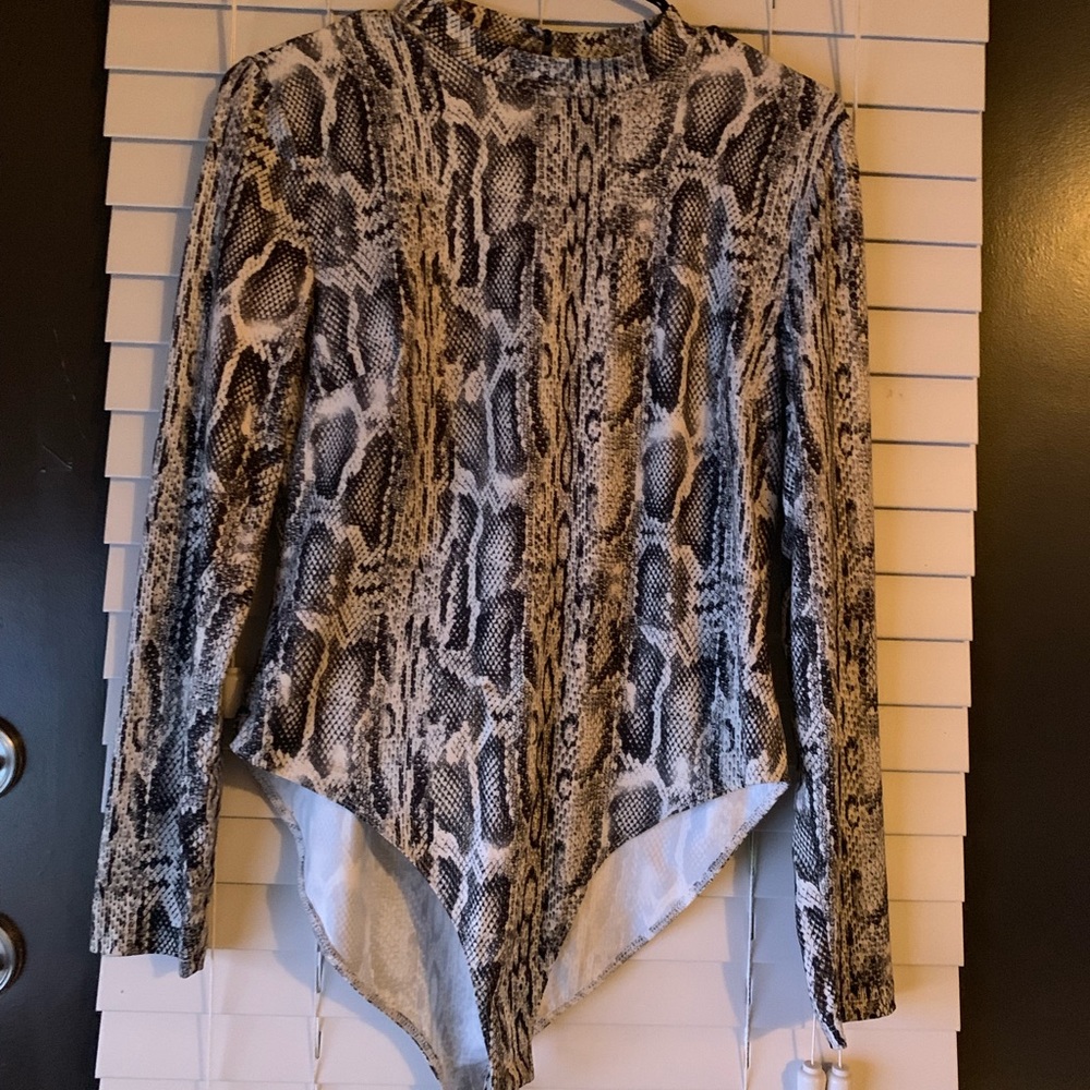 Snakeskin Leotard